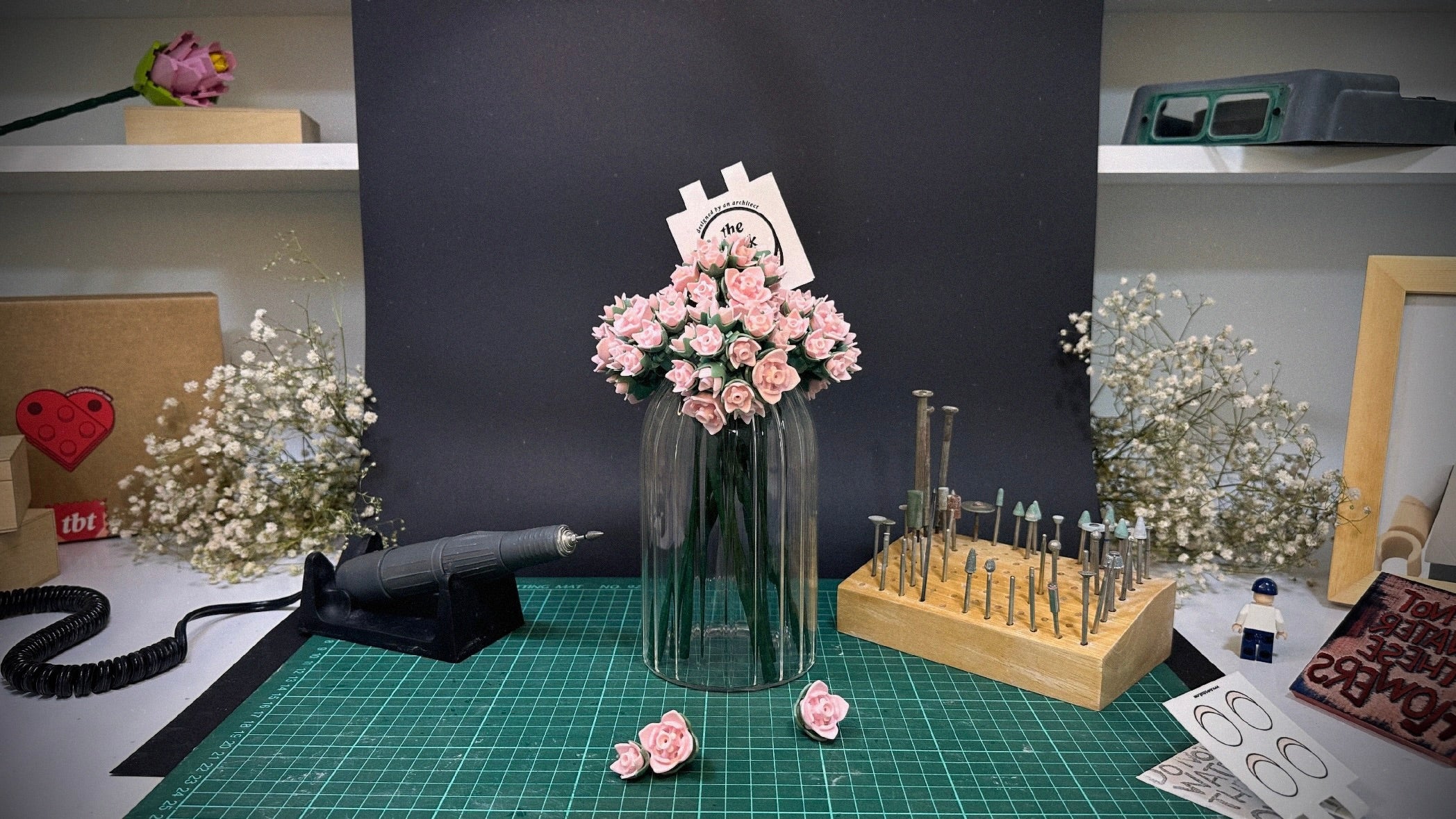 Ice Plum Succulents Arrangement